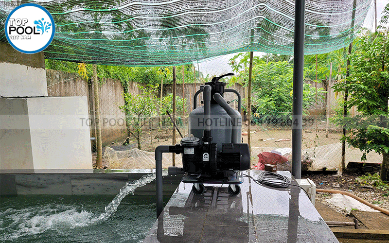 thiết bị lọc nước hồ bơi