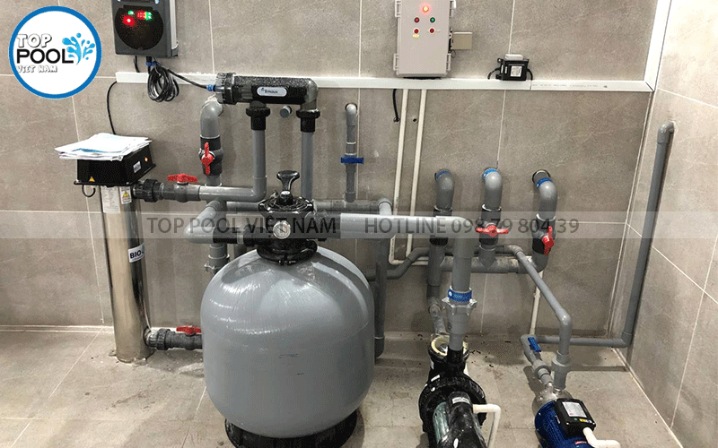 thiết bị lọc nước hồ bơi gia đình