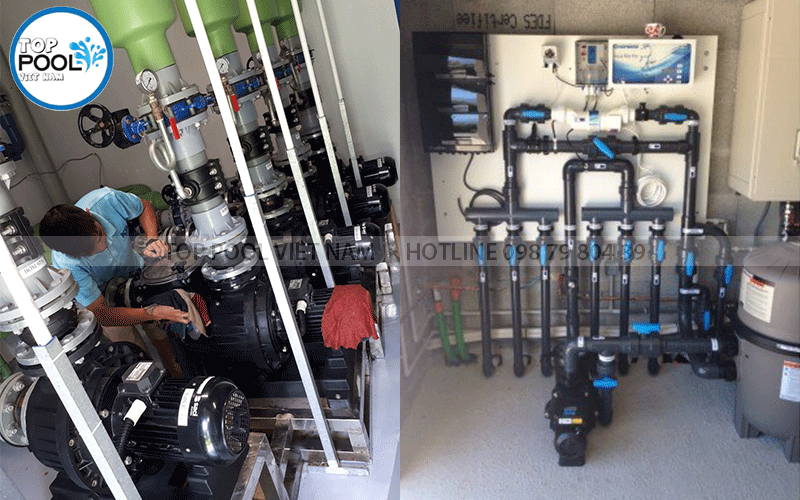 thiết bị lọc nước hồ bơi