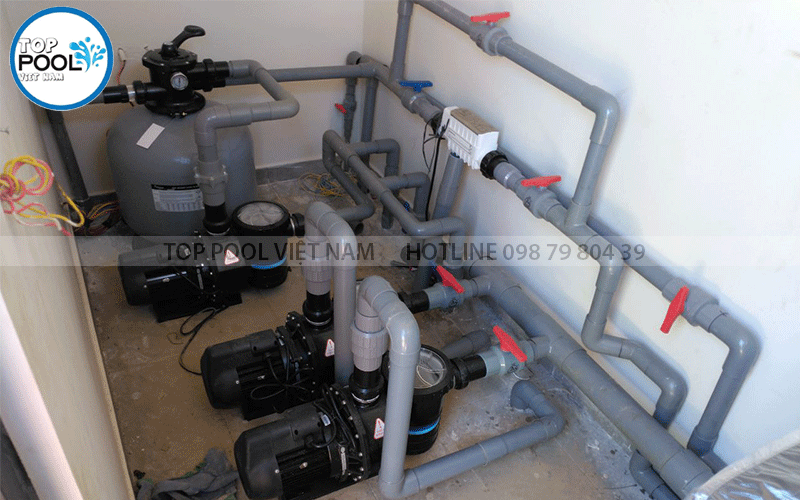 thiết bị lọc nước hồ bơi mini