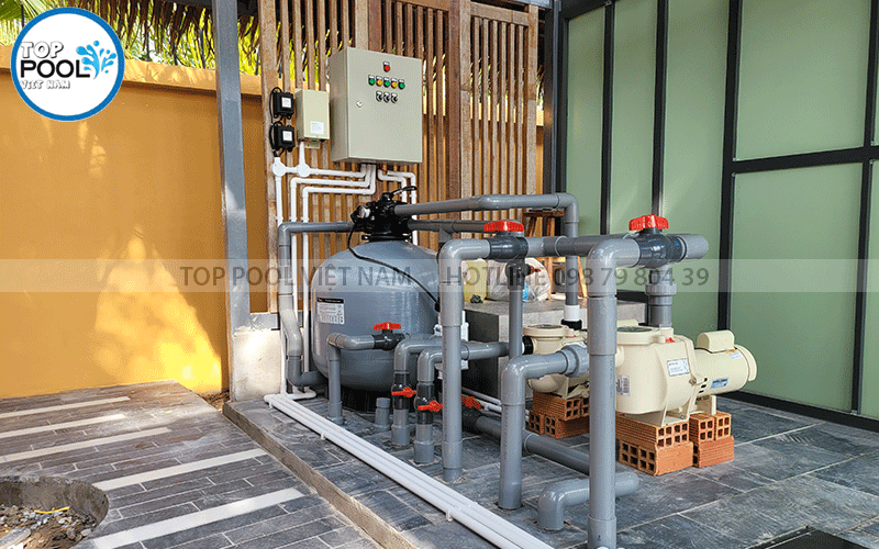 thiết bị lọc nước hồ bơi mini