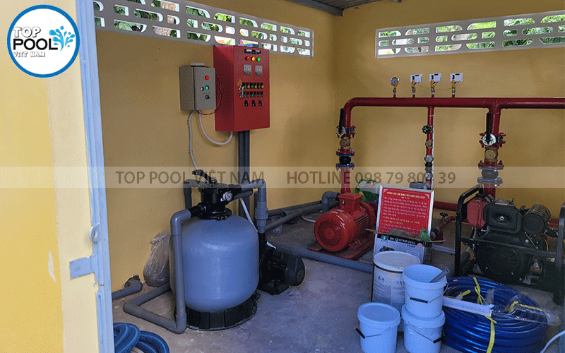 thiết bị lọc nước hồ bơi trẻ em