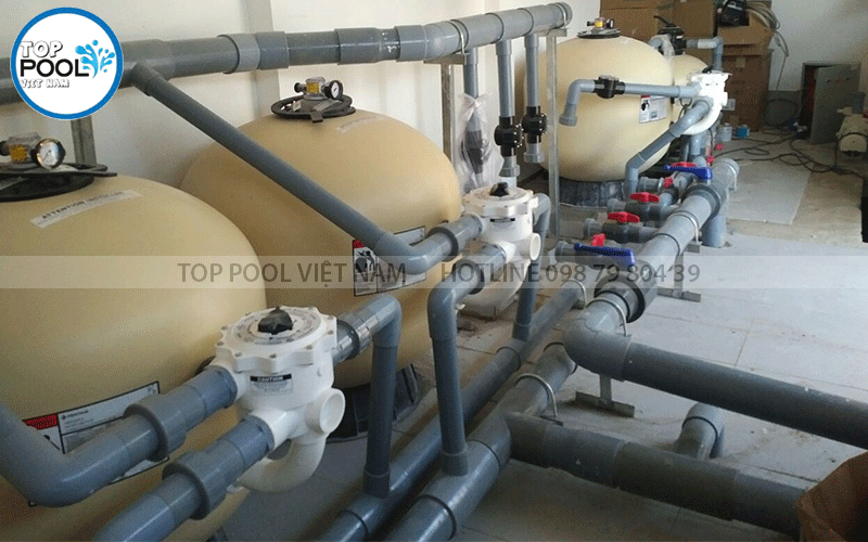 thiết bị lọc nước hồ bơi trường học