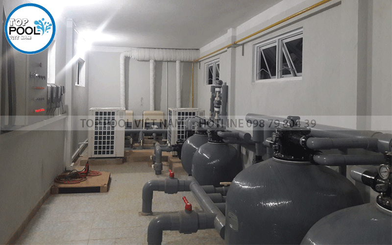 thiết bị lọc nước hồ bơi trường học