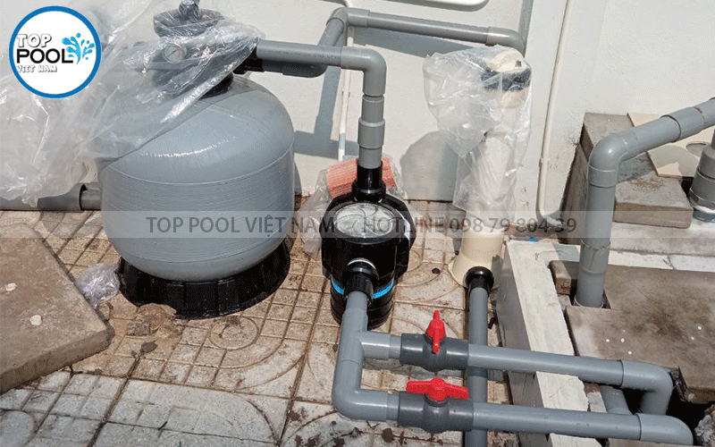 thiết bị lọc nước hồ bơi trường học