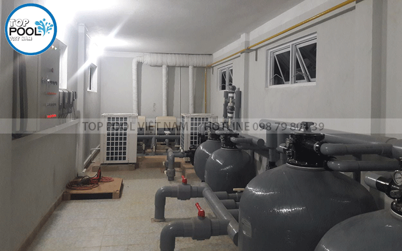 hệ thống lọc và xử lý nước hồ bơi công cộng