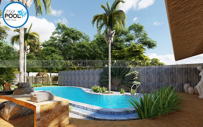 thiết kế bể bơi gia đình