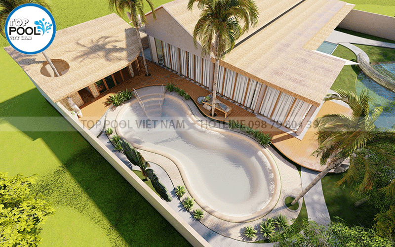 thiết kế bể bơi vô cực