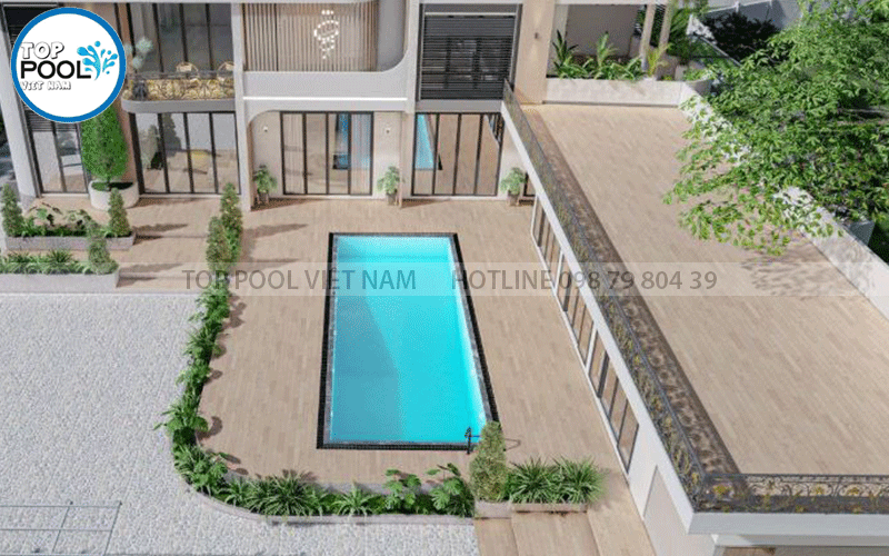 thiết kế hồ bơi biệt thự