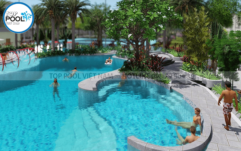 Thiết kế hồ bơi công cộng tiện ích