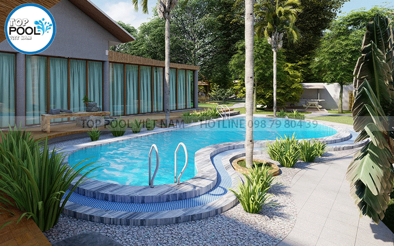 thiết kế hồ bơi đẹp