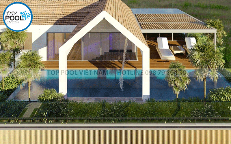 Thiết kế hồ bơi gia đình đẹp