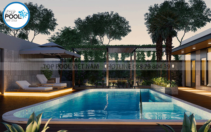 thiết kế hồ bơi gia đình
