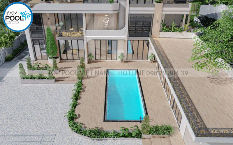 thiết kế hồ bơi gia đình tại bình dương