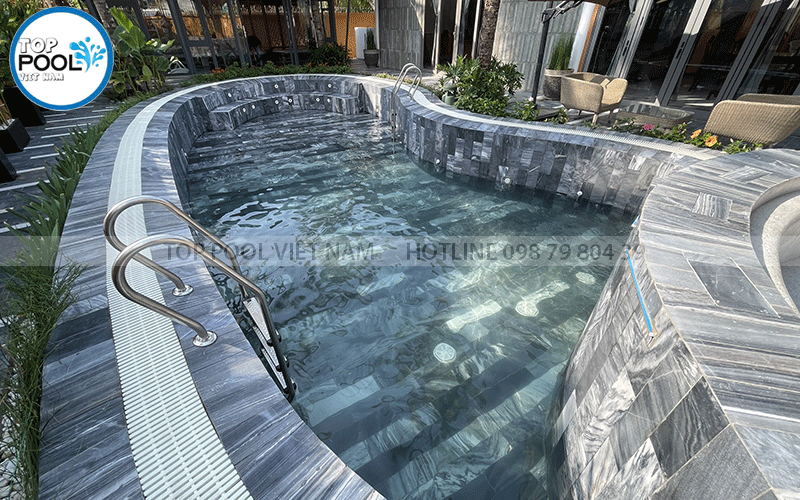 thiết kế hồ bơi gia đình tại bình phước