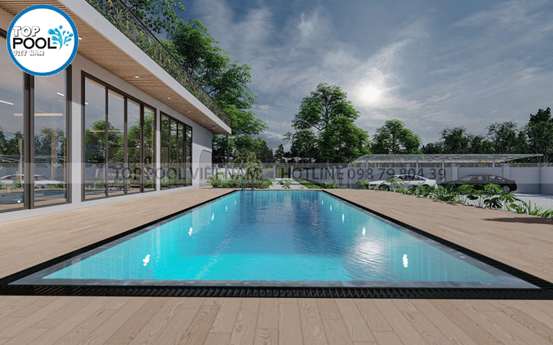thiết kế hồ bơi gia đình tại củ chi