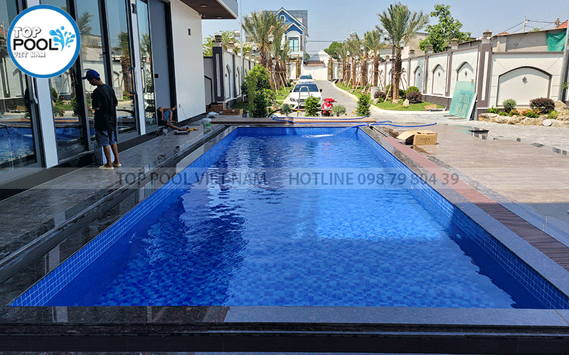 thiết kế hồ bơi gia đình tại long an