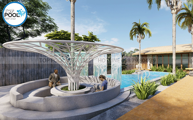 thiết kế hồ bơi gia đình tại vũng tàu