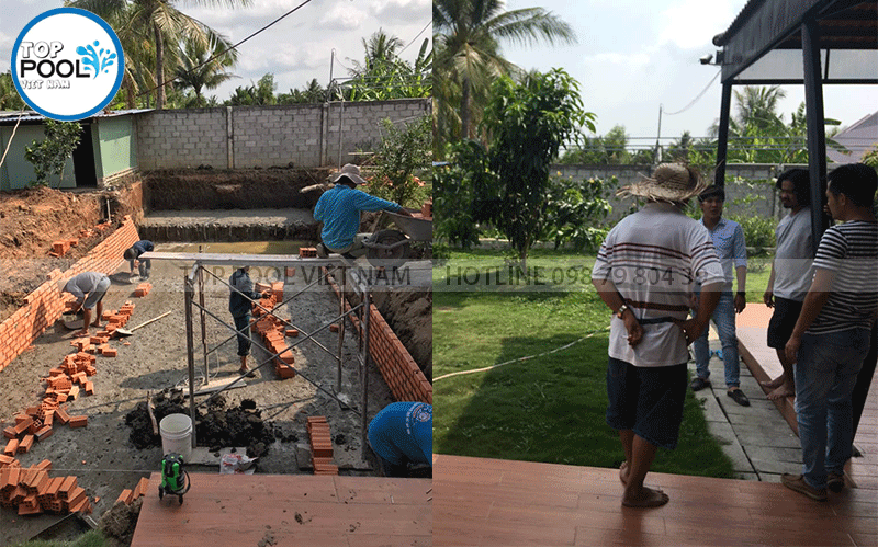 thiết kế hồ bơi tại Long An