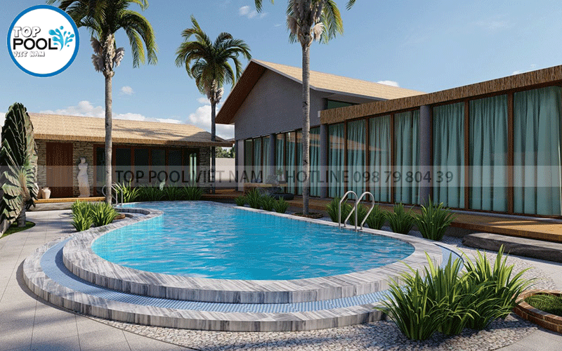 thiết kế thi công bể bơi tại Long An
