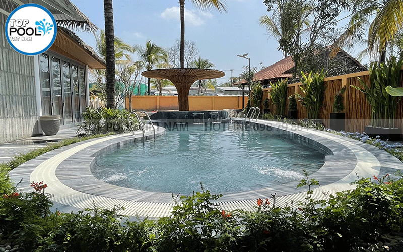 thiết kế thi công bể bơi tại Long An