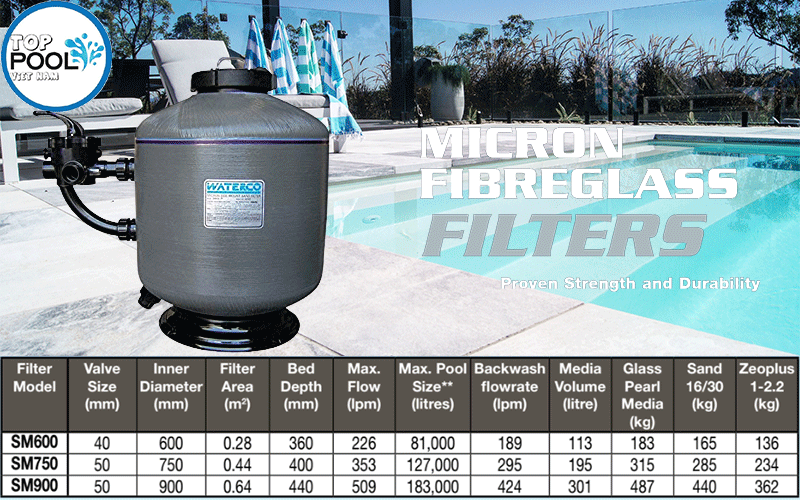 Thông số kỹ thuật bình lọc cát Waterco MS750