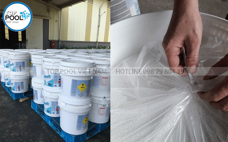 thuốc xử lý nước hồ bơi