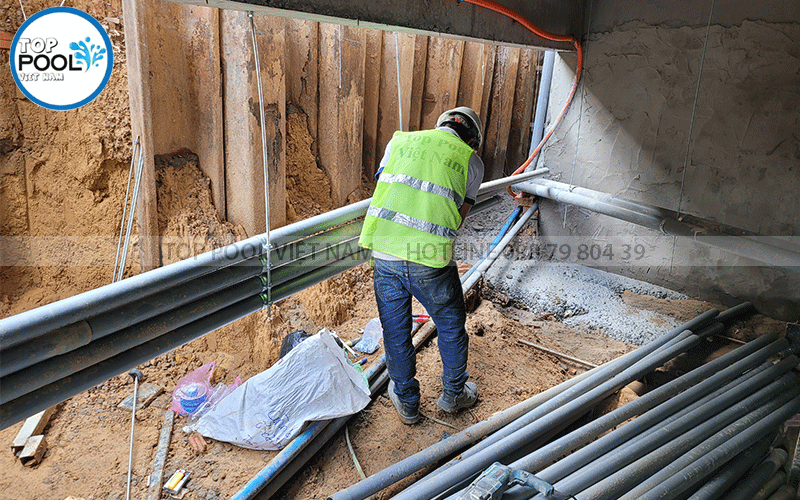 tiêu chuẩn lắp đặt đường ống hồ bơi trường học