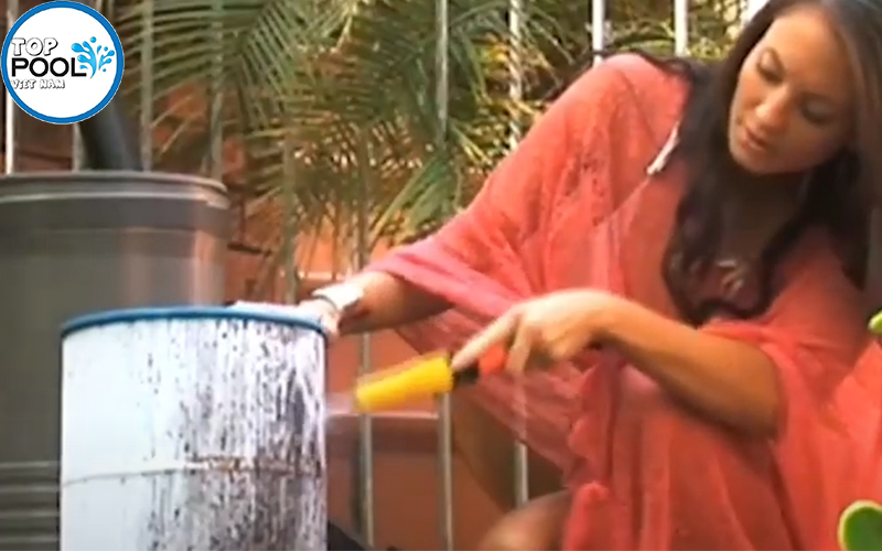 Vệ sinh bộ lọc giấy Waterco CC25