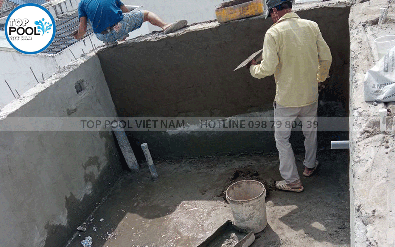 xây dựng bể bơi mini tại quận 7 tp hcm