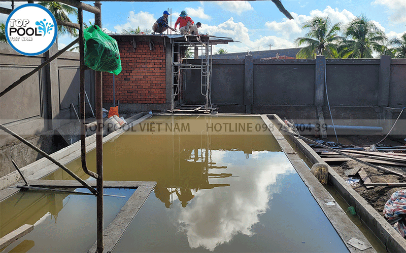 xây dựng bể bơi tại tiền giang