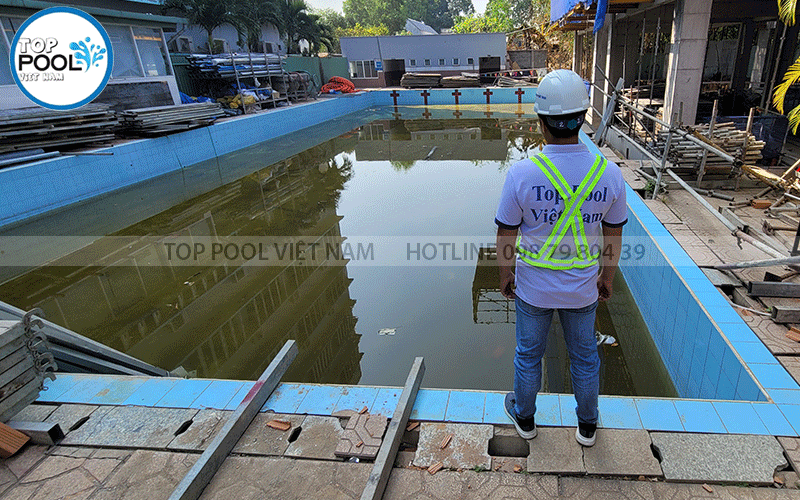 xây dựng hồ bơi trường học