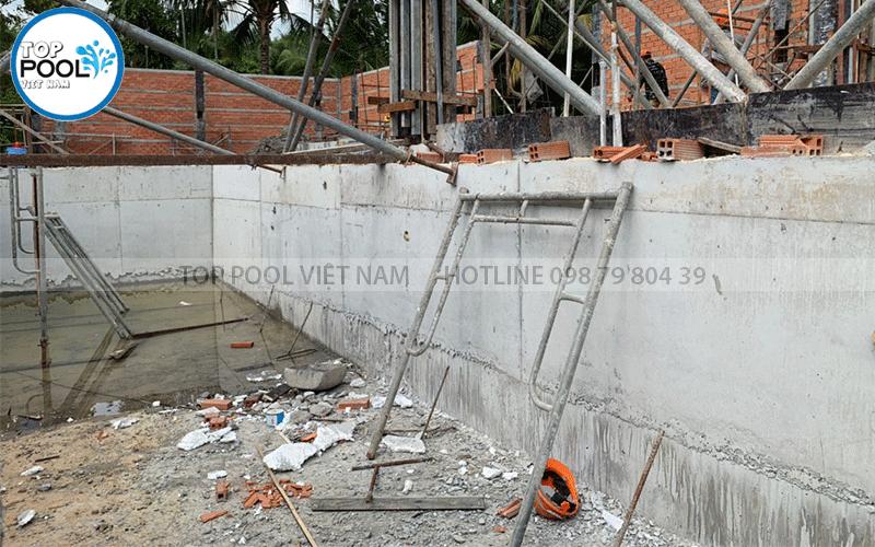 xây dựng hồ bơi bê tông