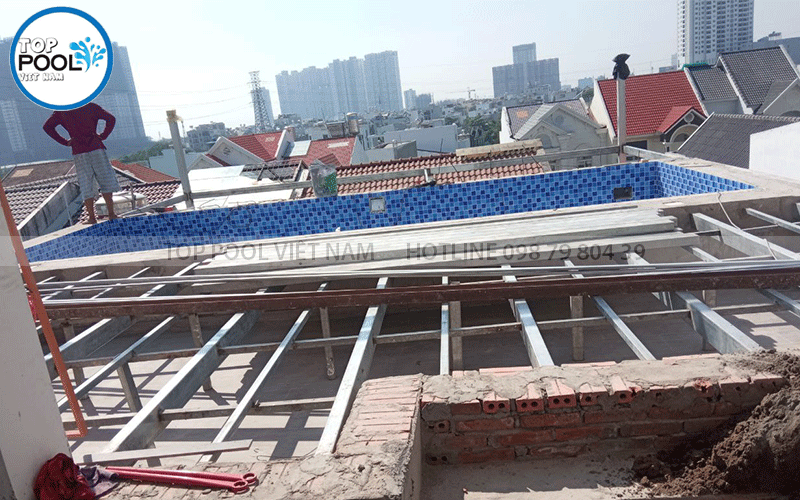 xây dựng hồ bơi gia đình tại quận 7