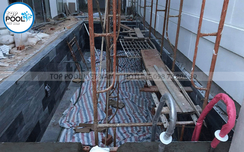 xây dựng hồ bơi gia đình tại gia lai