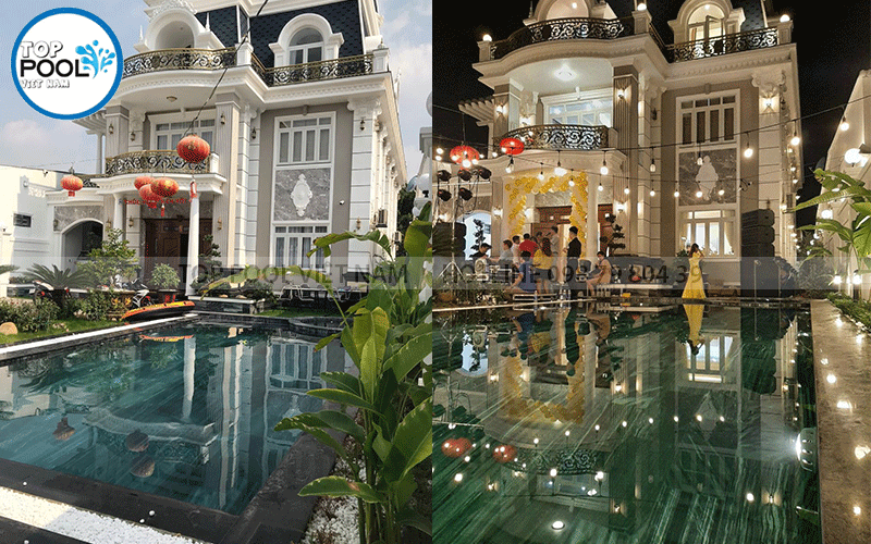 xây dựng hồ bơi gia đình tại Bình Dương