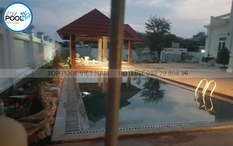 xây dựng hồ bơi gia đình tại Bình Phước