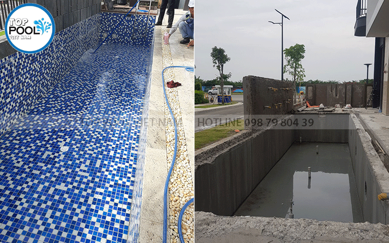 xây dựng hồ bơi mini