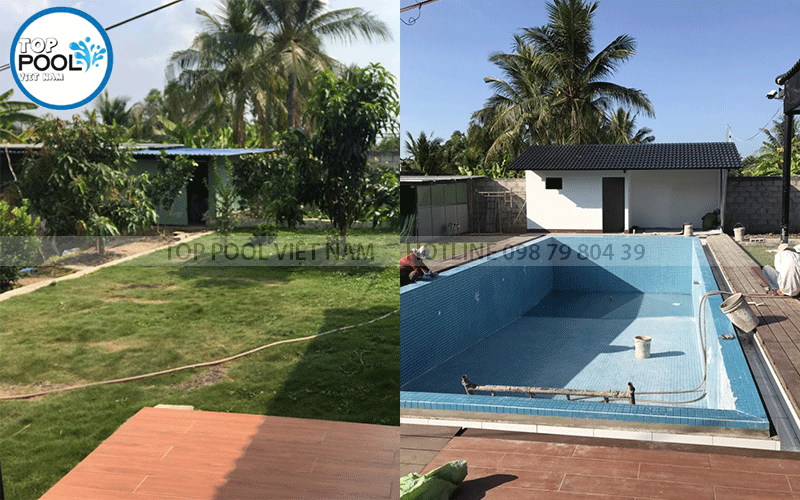 hồ bơi sân vườn đẹp