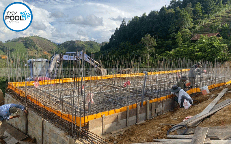 xây dựng hồ bơi tại Bảo Lộc