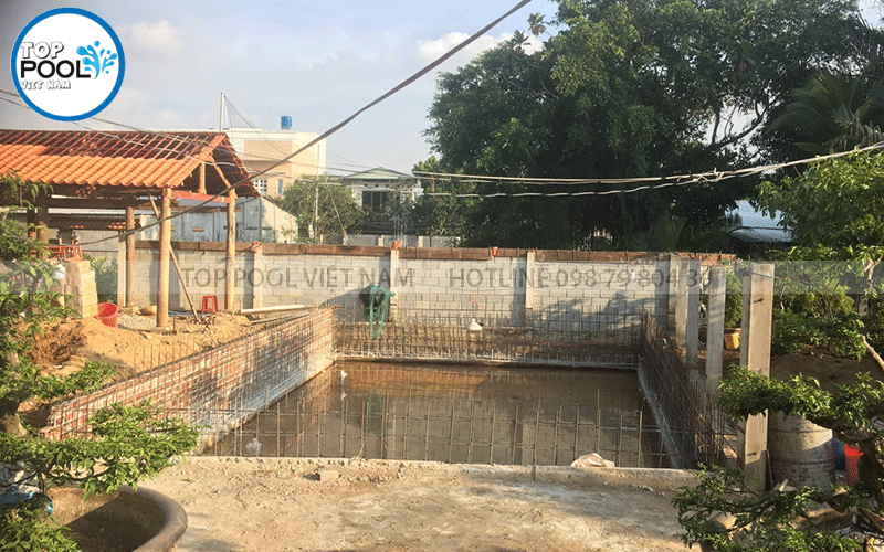 xây dựng hồ bơi tại bến tre
