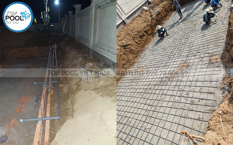 xây dựng hồ bơi gia đình tại Bình Phước