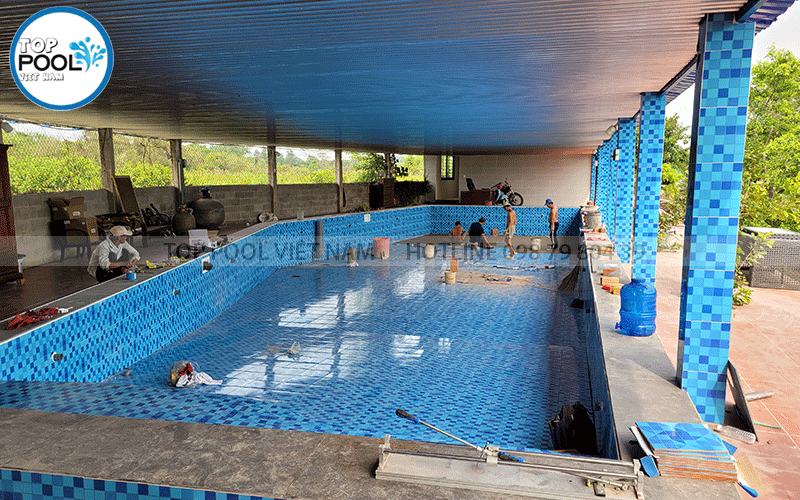 xây dựng hồ bơi trong nhà