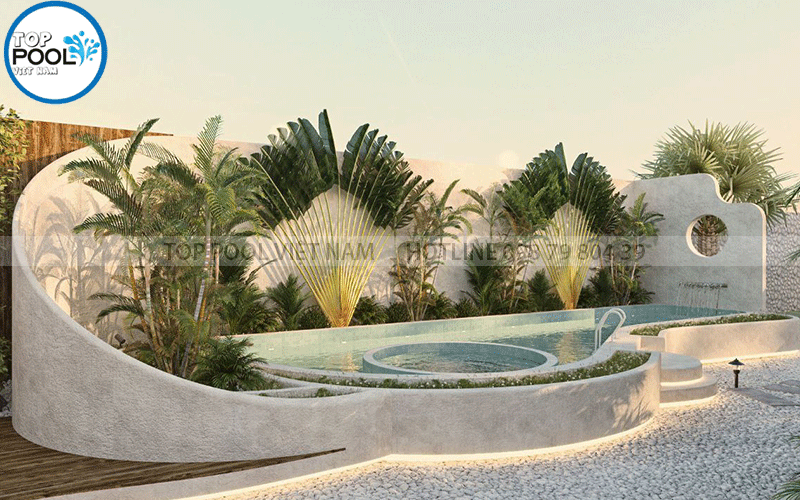 xây dựng hồ bơi trong nhà