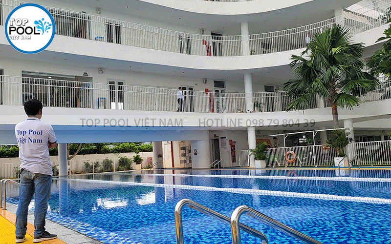 Xây dựng hồ bơi trường học quốc tế