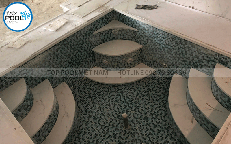 Xây dựng hồ Jacuzzi biệt thự