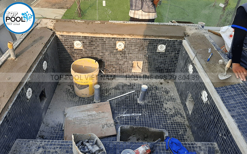 xây dựng hồ ngâm jacuzzi