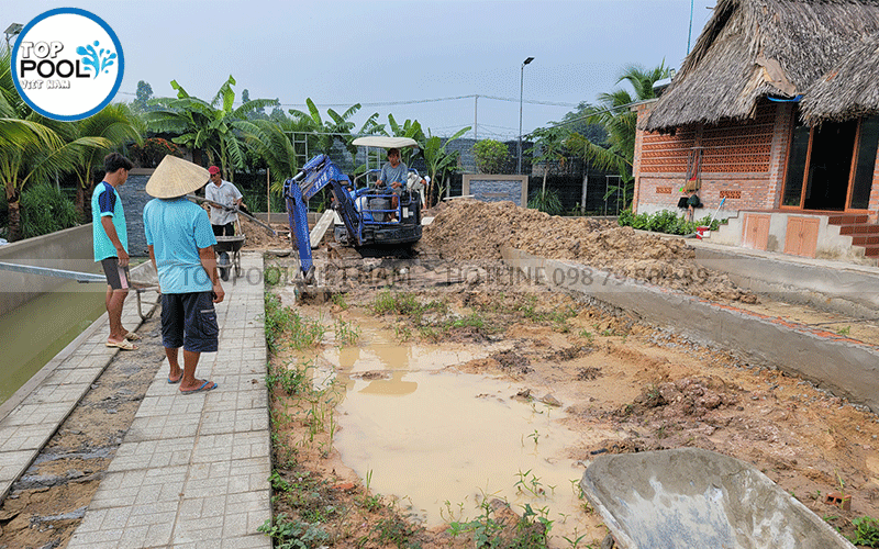 xây dựng hồ bơi tại củ chi