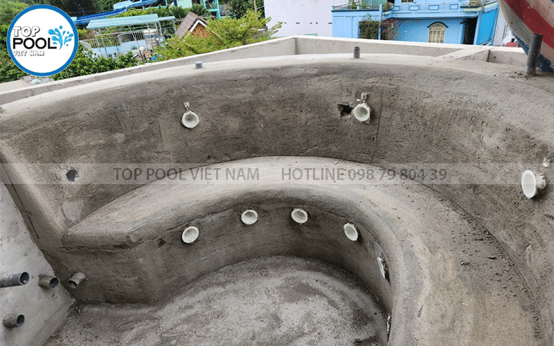xây hồ jacuzzi