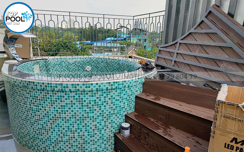 xây hồ jacuzzi